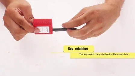 OEM 38 мм промышленный нейлоновый замок с дужкой безопасности, блокировка, промышленный навесной замок, безопасность, навесные замки Loto