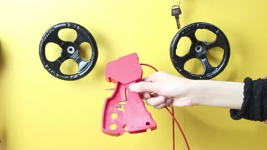 Универсальный многоцелевой недорогой стальной тросовый блокиратор для запирающих клапанов