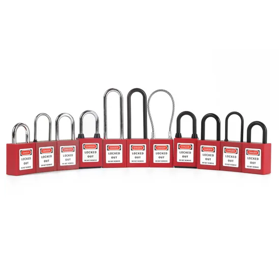 Прочные пластиковые навесные замки-блокираторы для промышленного использования