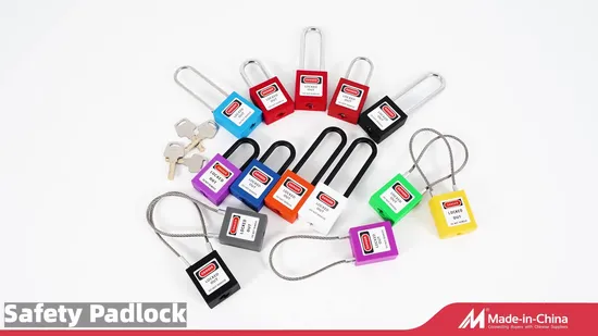 Навесной замок-блокиратор Osha со стальной дужкой 38 мм для промышленного оборудования